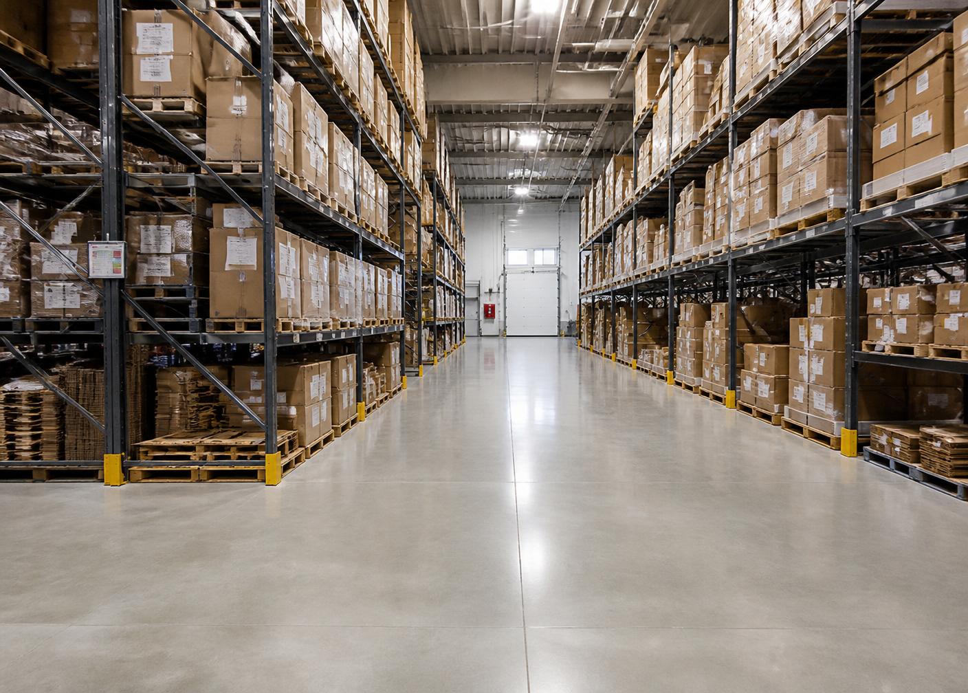 Warehouse deep clean — after cleaning